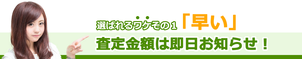 ローン中のお車でも即日査定